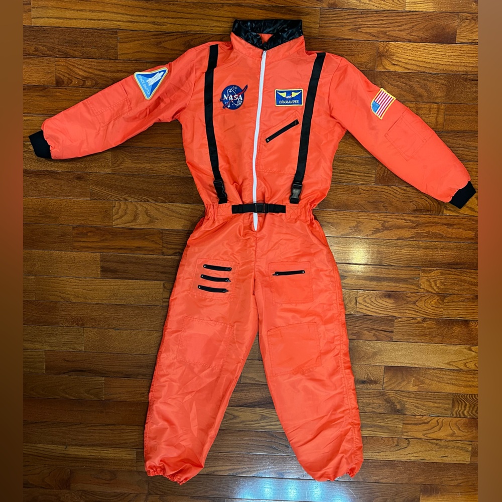 NASA orange jumpsuit costume